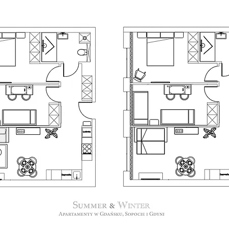 Luxury Art Malczewskiego 86 Gdansk, Summerwinter Brand Apartman Gdańsk